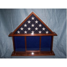 Collectibles Military Veteran Memorial Burial Flag Display Case, Shadow box   132283455802